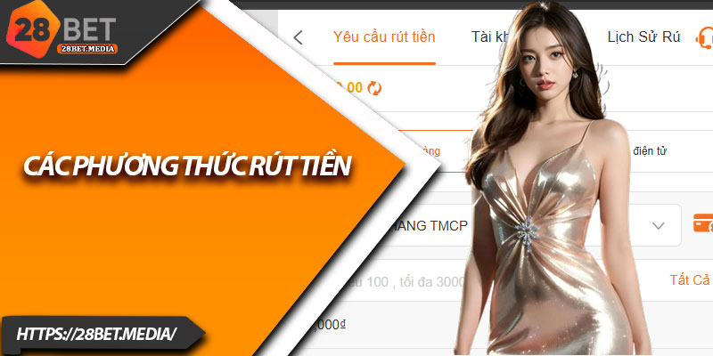 Hướng Dẫn Rút Tiền 28bet – 5 Bước Đơn Giản Cho Người Mới 3 Các phương thức rút tiền